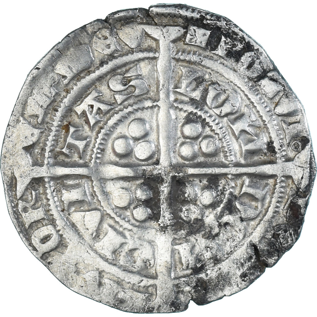 Monnaie, Grande-Bretagne, Edward III, Gros, 1327-1377, Londres, TTB, Argent