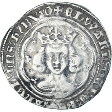 Moneta, Gran Bretagna, Edward III, Gros, 1327-1377, London, BB, Argento