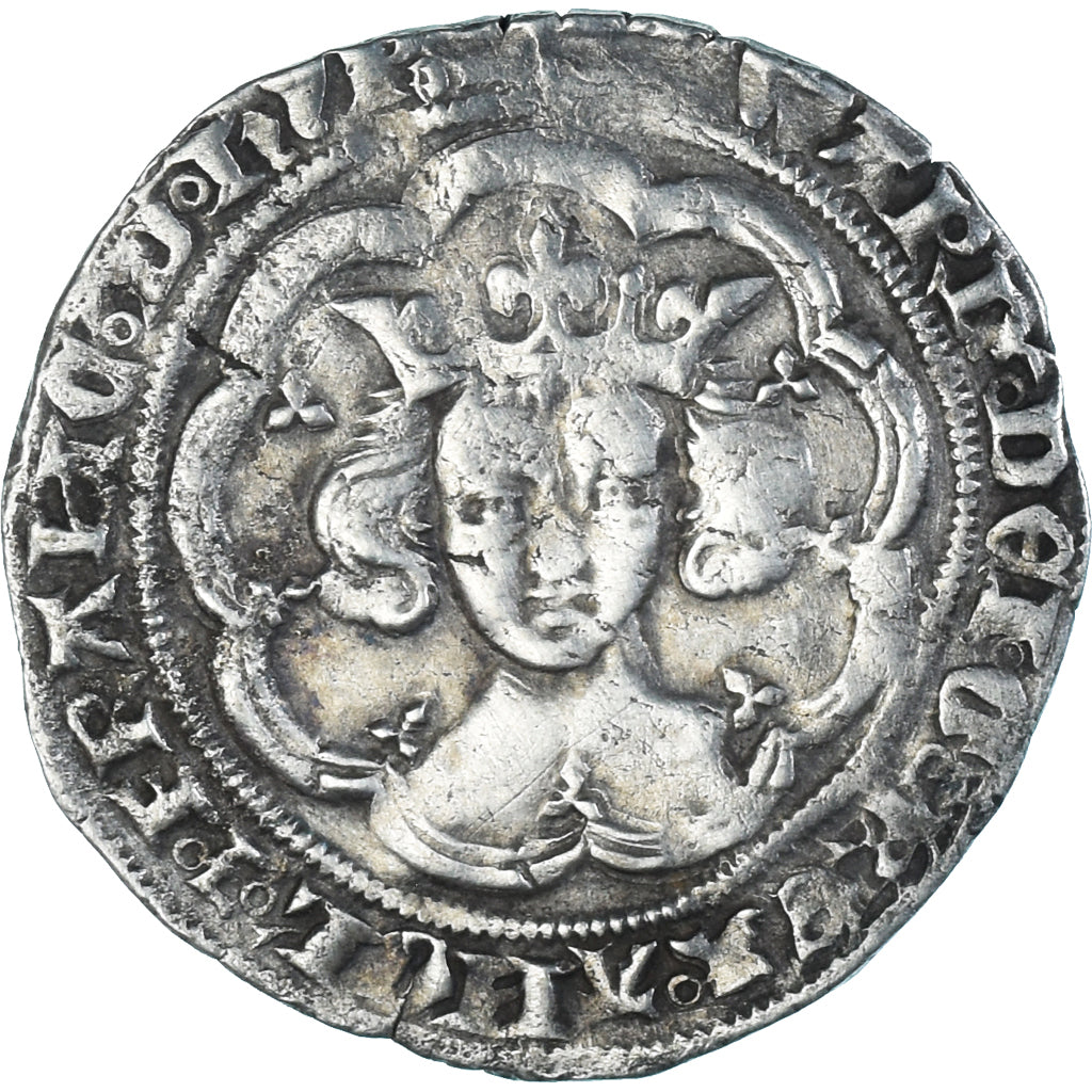 Monnaie, Grande-Bretagne, Edward III, Gros, 1327-1377, Londres, TTB, Argent