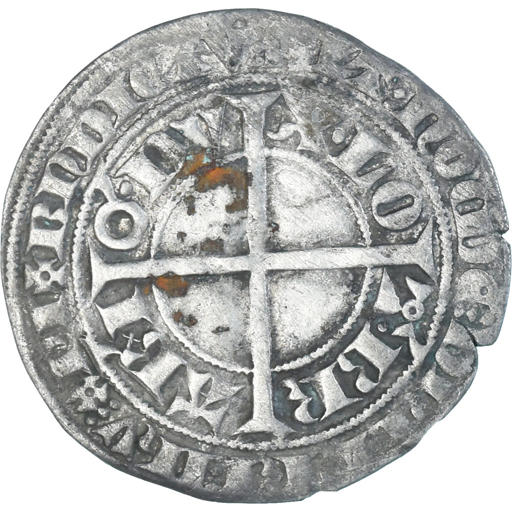 Münze, Frankreich, BRABANT, Jean III, Gros, 1312-1355, Bruxelles, S+, Silber