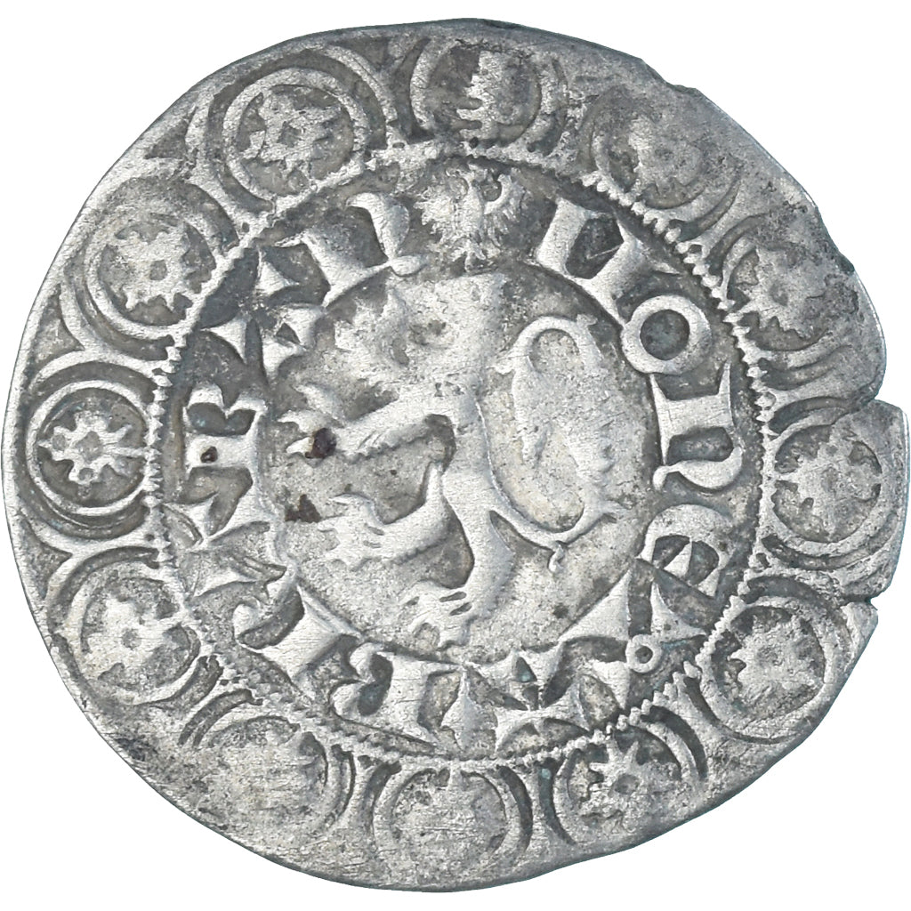 Münze, Frankreich, BRABANT, Jean III, Gros, 1312-1355, Bruxelles, S+, Silber