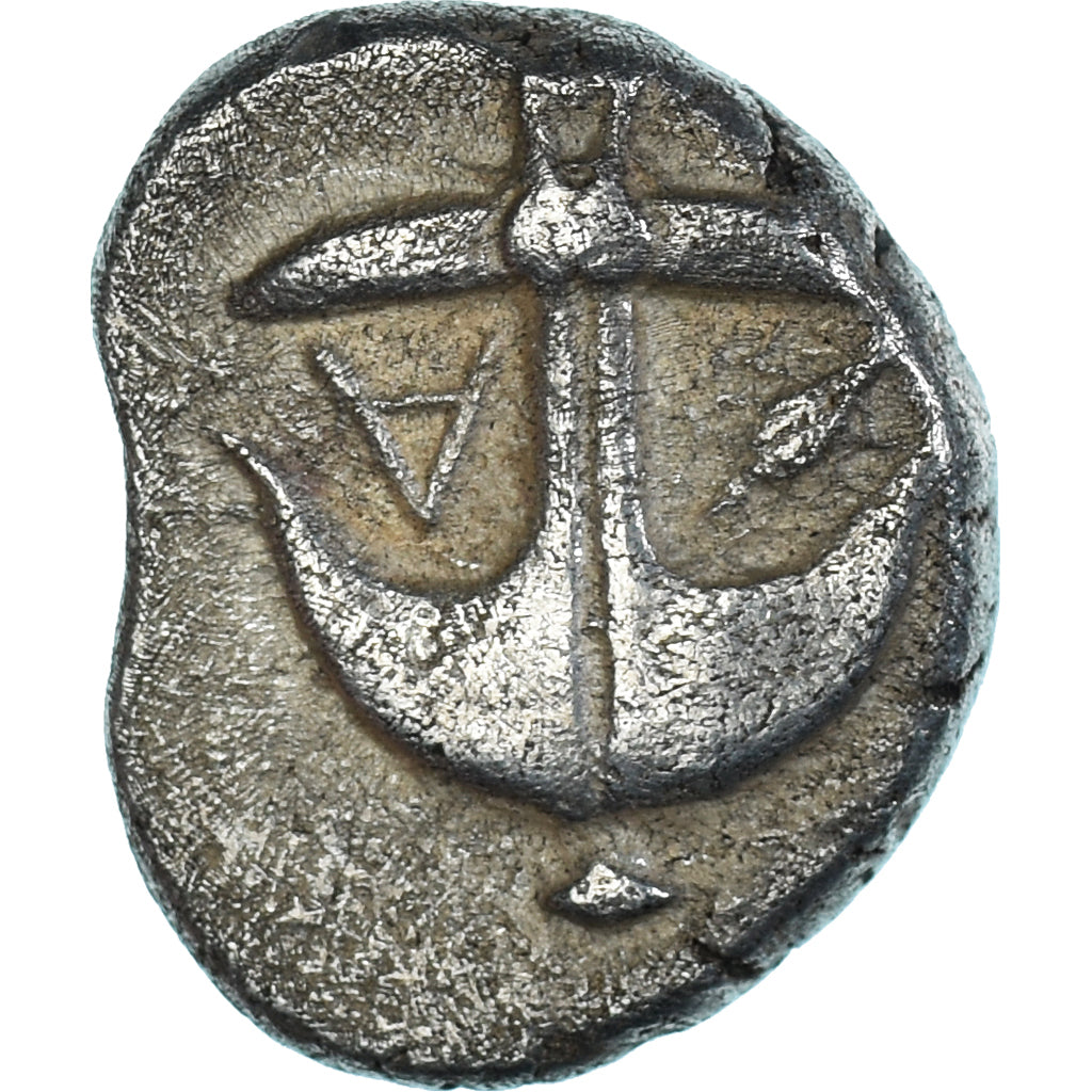 Monnaie, Thrace, Drachme, ca. 380-350 BC, Apollonia Pontika, TTB+, Argent