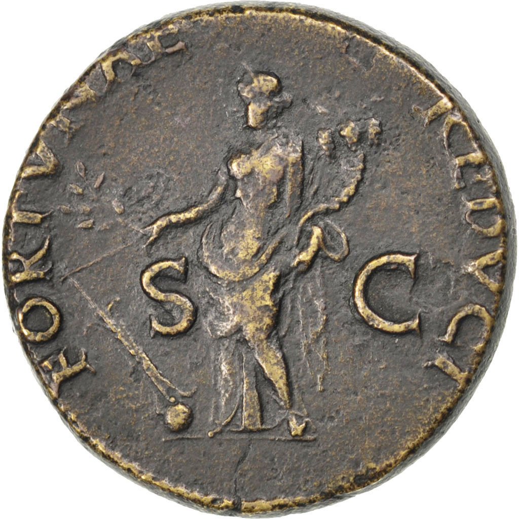 Dupondius, Lyons, EF(40-45), Bronze, RIC #1187, 13.10