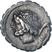 Moneda, Memmia, Denarius Serratus, 106 BC, Rome, MBC, Plata, Crawford:313/1