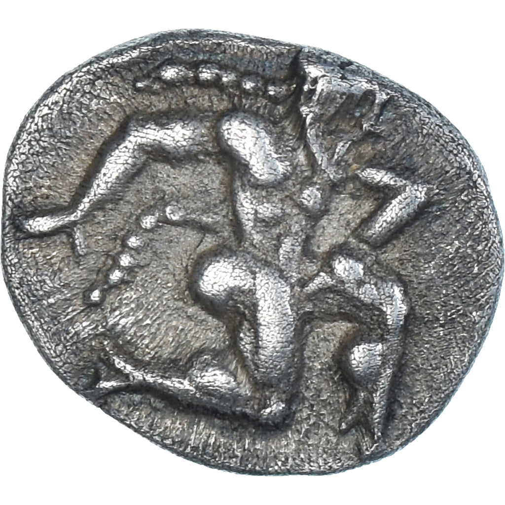 Monnaie, Thrace, Trihémiobole, 480 BC, Thasos, TTB+, Argent, Sear:1302