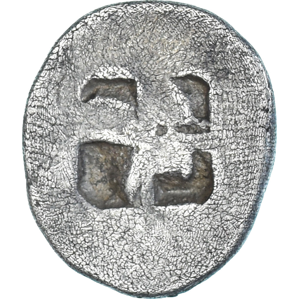 Monnaie, Thrace, Trihémiobole, 480 BC, Thasos, TTB+, Argent, Sear:1302