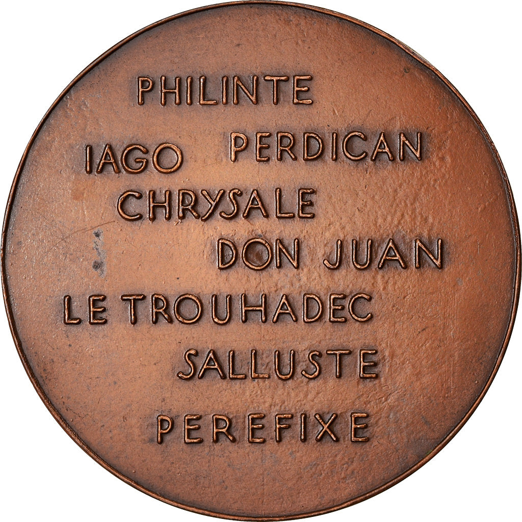 Francia, medaglia, Jean Debucourt, Comédie Française, Arts & Culture, BB+