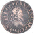 Moneda, Francia, Henri IV, Double Tournois, 1591, Châlons-en-Champagne, BC+