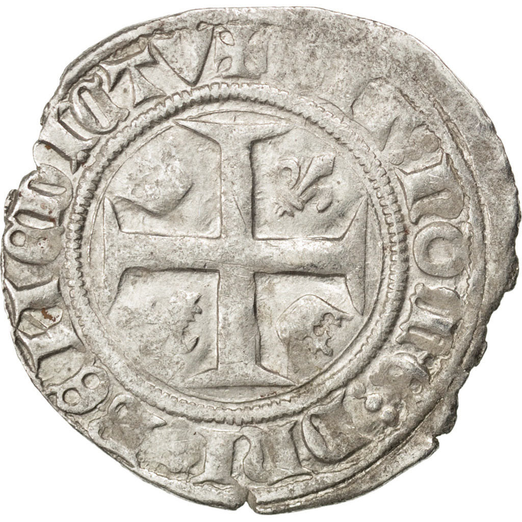 FRANCE, Blanc, Tournai, EF(40-45), Billon, Duplessy #377A, 3.24