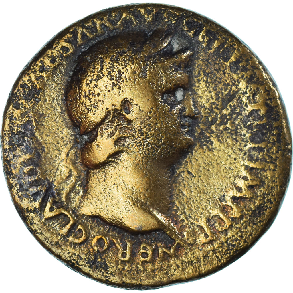 Coin, Nero, Sestertius, 62-68, Rome, VF(30-35), Bronze, RIC:I-170