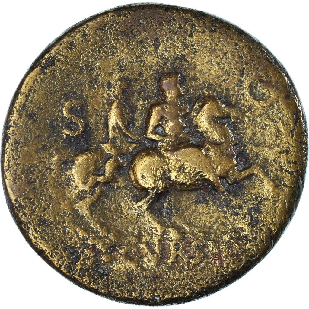 Coin, Nero, Sestertius, 62-68, Rome, VF(30-35), Bronze, RIC:I-170