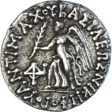 Coin, Baktrian Kingdom, Antimachos II, Drachm, 160-155 BC, EF(40-45), Silver