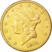 UNITED STATES, Liberty Head, $20, Double Eagle, 1889, U.S. Mint, KM #74.3,...