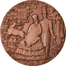 France, Medal, Le Vésinet, Yvelines, 1968, Revol, MS(63), Bronze