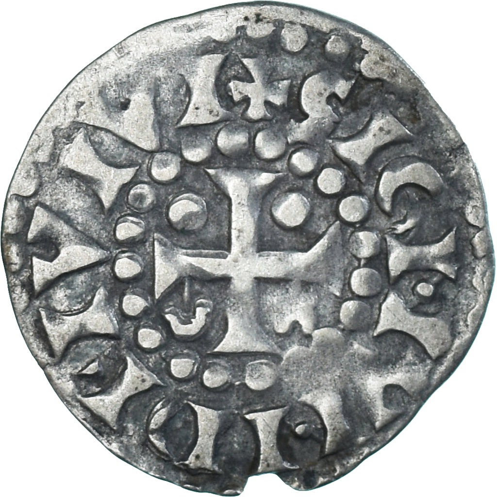 Coin, France, Maine, Herbert I, Denier, Le Mans, légende rétrograde