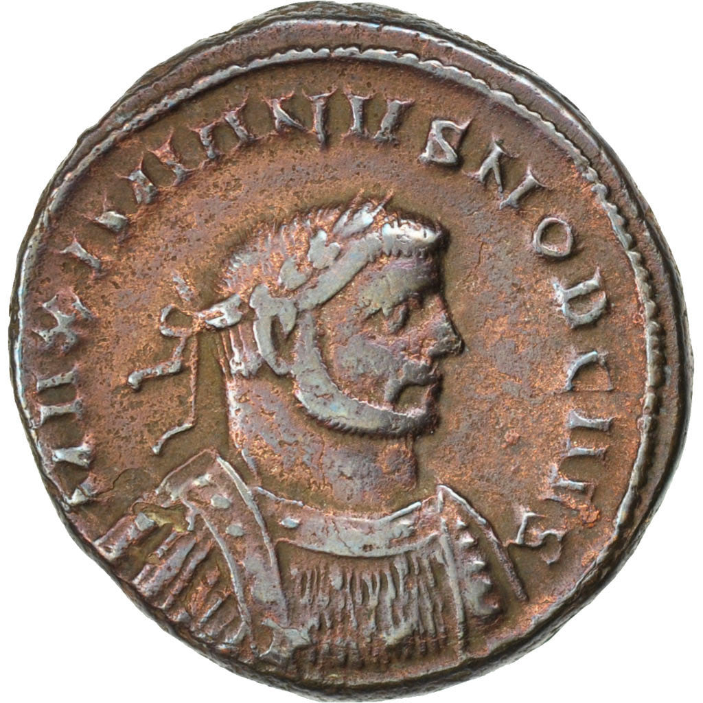 Coin, Galerius, Follis, London, EF(40-45), Billon, RIC:15