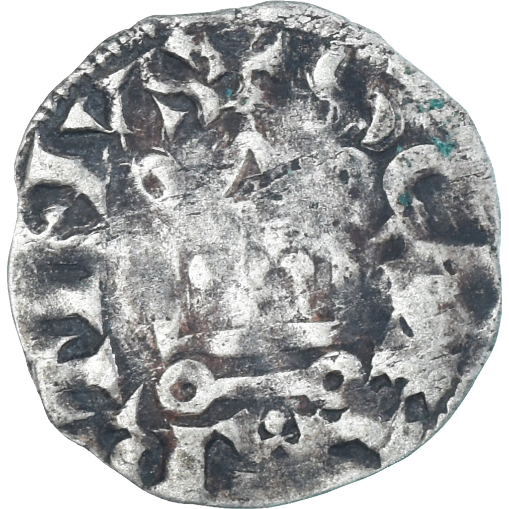 Moeda, França, Touraine, Denier Tournois, ca. 1150-1200, Saint-Martin de Tours