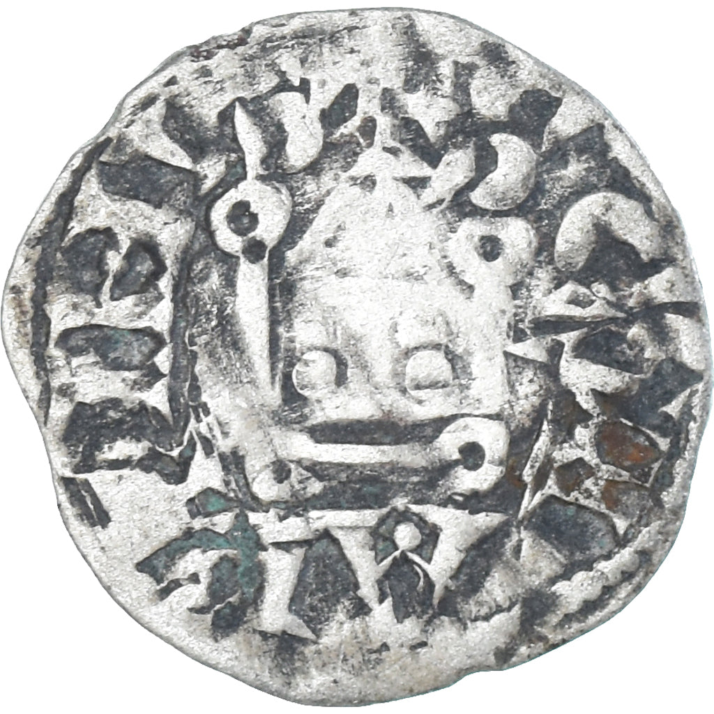 Moneta, Francja, Touraine, Denier Tournois, ca. 1150-1200, Saint-Martin de