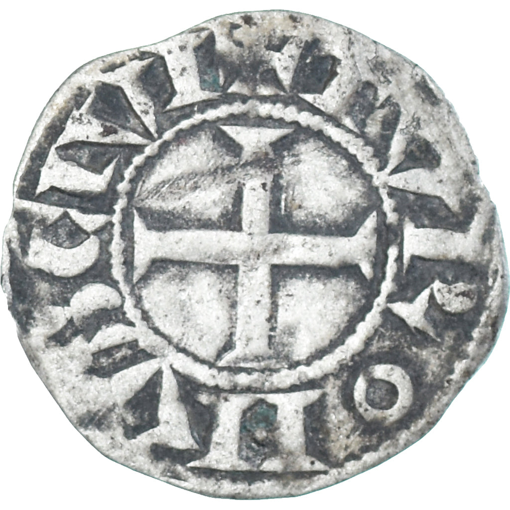 Moneta, Francja, Touraine, Denier Tournois, ca. 1150-1200, Saint-Martin de