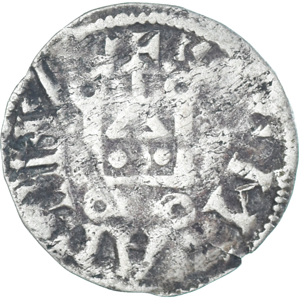 Moneta, Francja, Touraine, Denier Tournois, ca. 1150-1200, Saint-Martin de