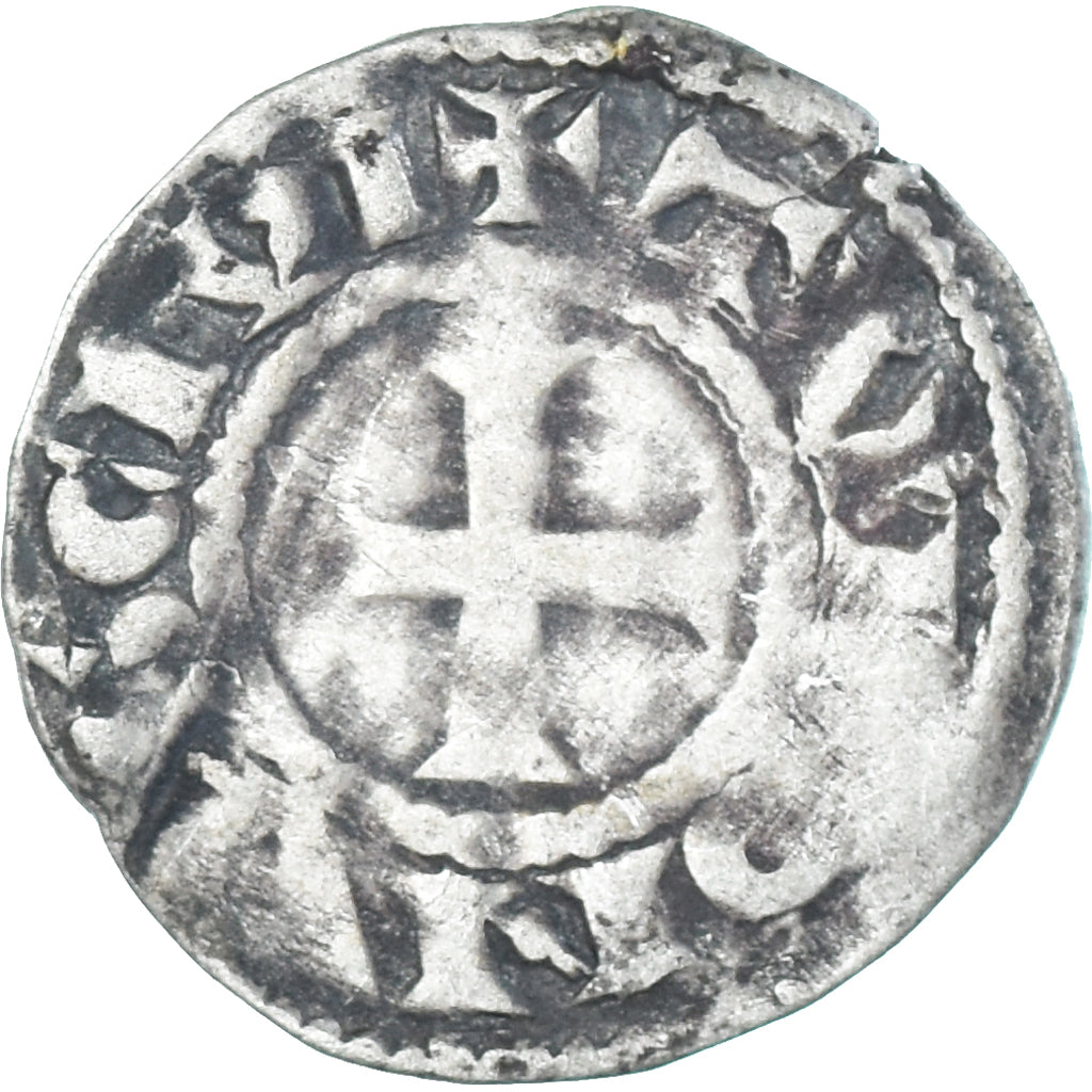 Moneta, Francja, Touraine, Denier Tournois, ca. 1150-1200, Saint-Martin de