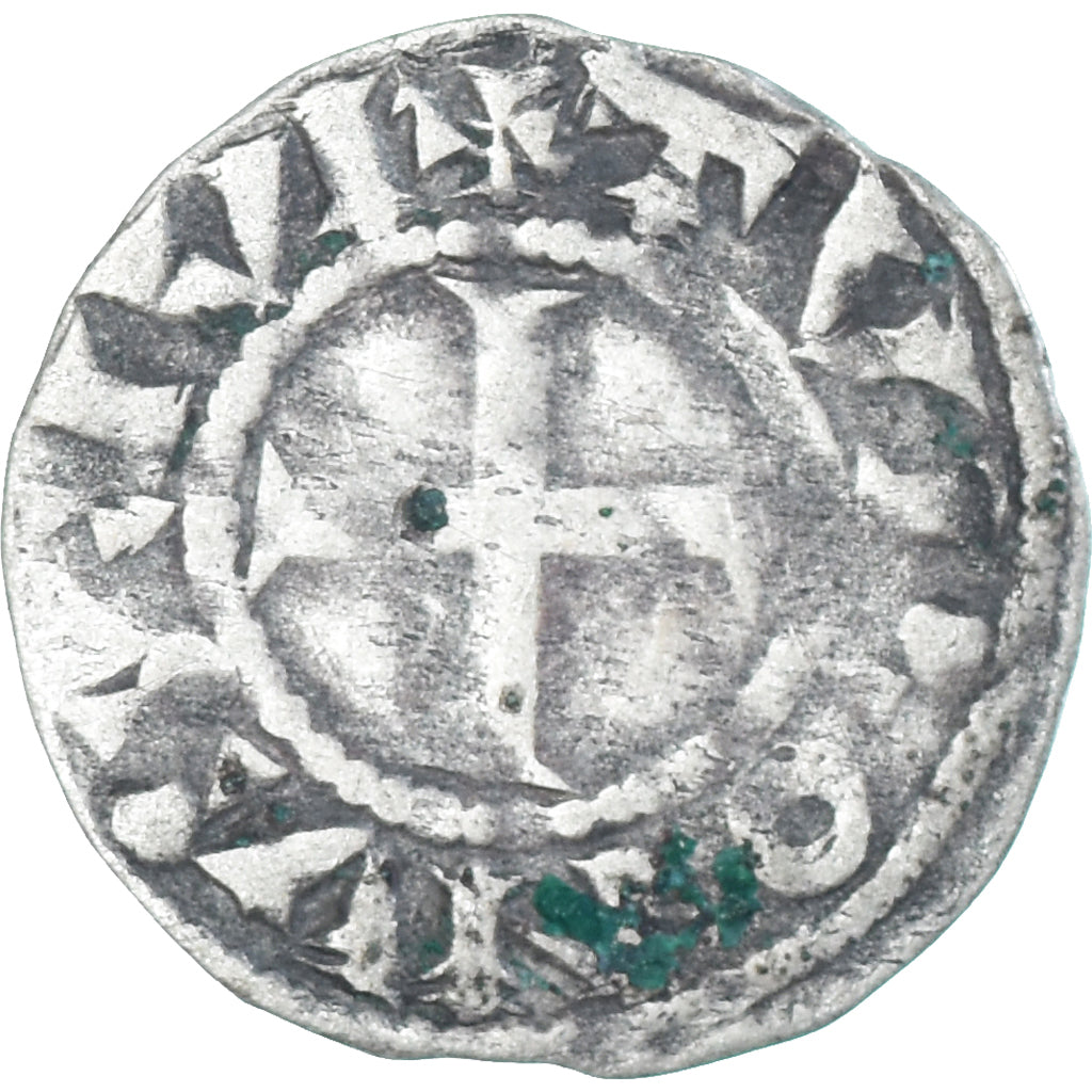 Moneta, Francja, Touraine, Denier Tournois, ca. 1150-1200, Saint-Martin de