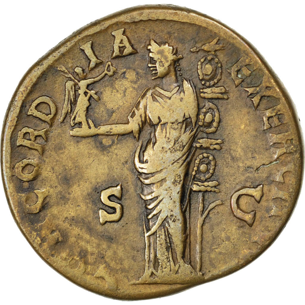 Antoninus Pius, Sestertius, Roma, VF(30-35), Bronze, RIC #900, 23.02