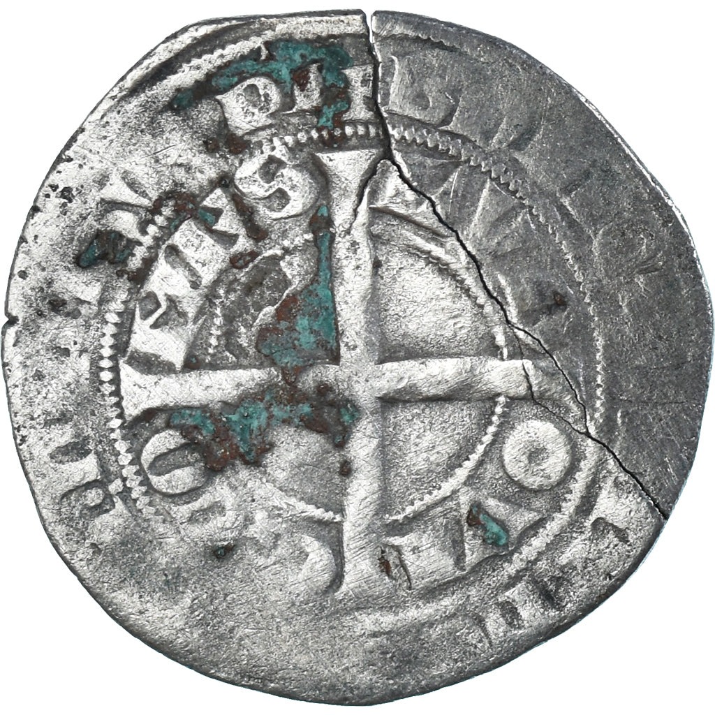 Monnaie, France, Flandre, Louis II de Mâle, Gros, 1346-1384, TB+, Argent