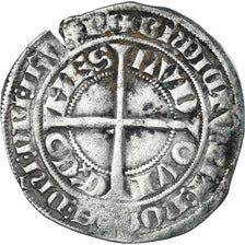 Münze, Frankreich, Flanders, Louis II de Mâle, Gros, 1346-1384, S+, Silber