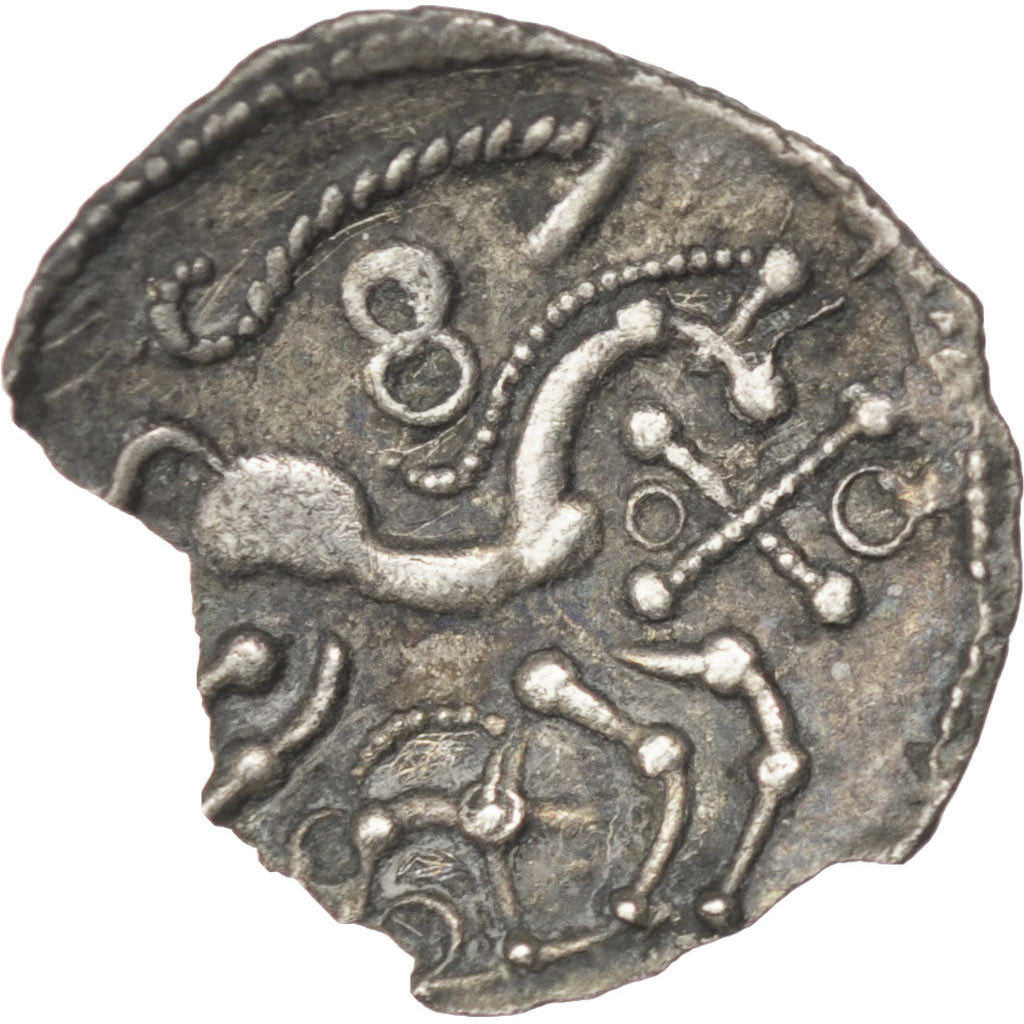 Ambiani, Denarius, AU(55-58), Silver, Delestré #346var, 0.54