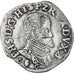 Coin, Spanish Netherlands, Philip II, 1/5 Ecu, 1566, Antwerp, légende fautée