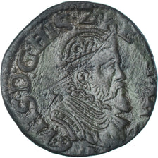 Coin, Spanish Netherlands, Philippe II, Liard, Oord, 1592, Arras, EF(40-45)