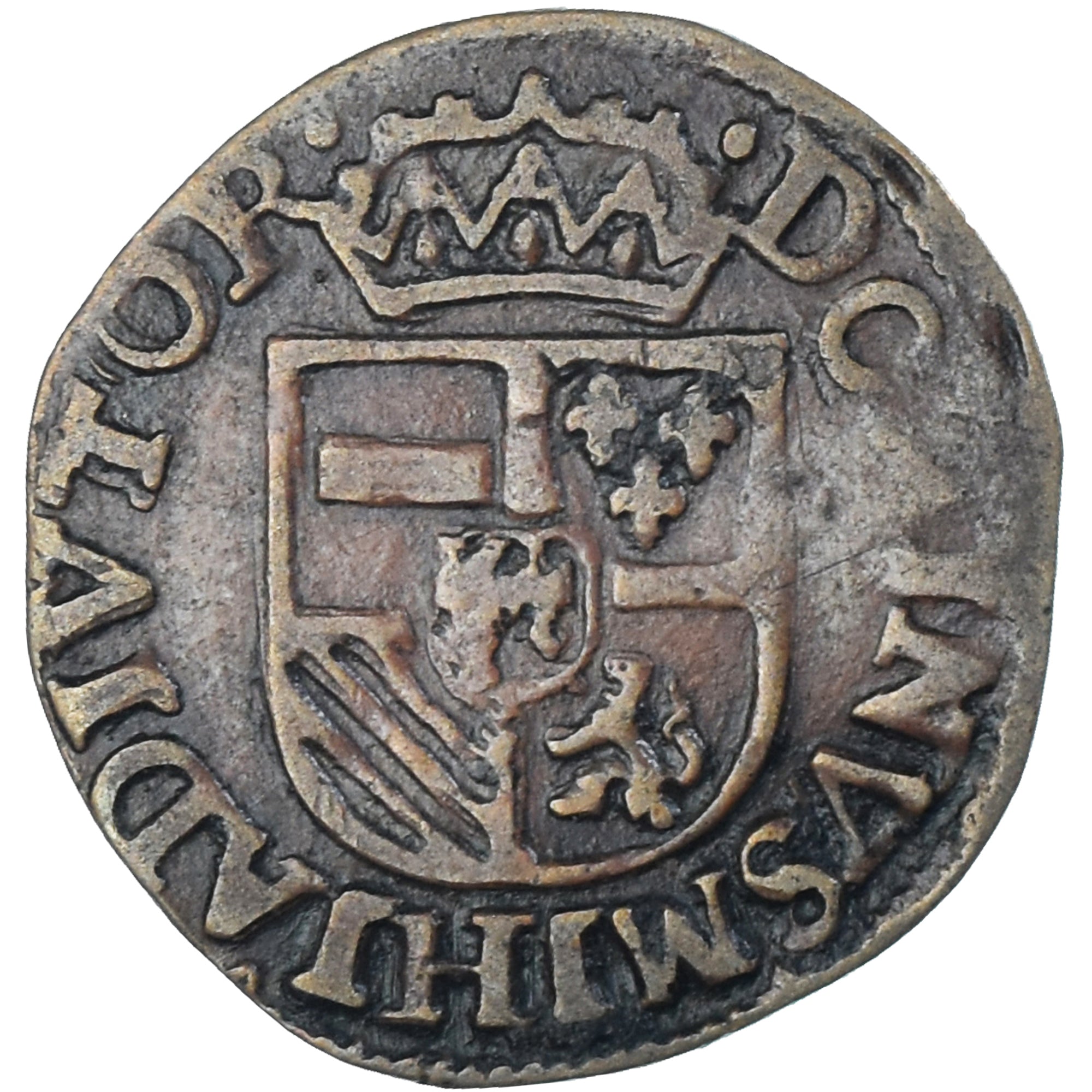 Coin, Spanish Netherlands, Philippe II, Courte, 1569-1578, Anvers, VF(30-35)