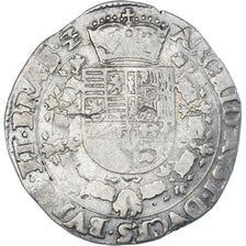Coin, Spanish Netherlands, Albert & Isabella, 1/2 Patagon, 1612-1616, VF(30-35)