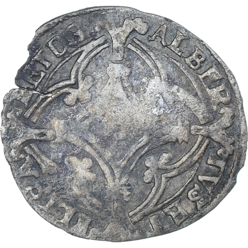 Coin, Spanish Netherlands, Albert & Isabella, Patard, 1615, Brussels, VF(20-25)
