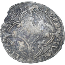 Coin, Spanish Netherlands, Albert & Isabella, Patard, 1615, Brussels, VF(20-25)