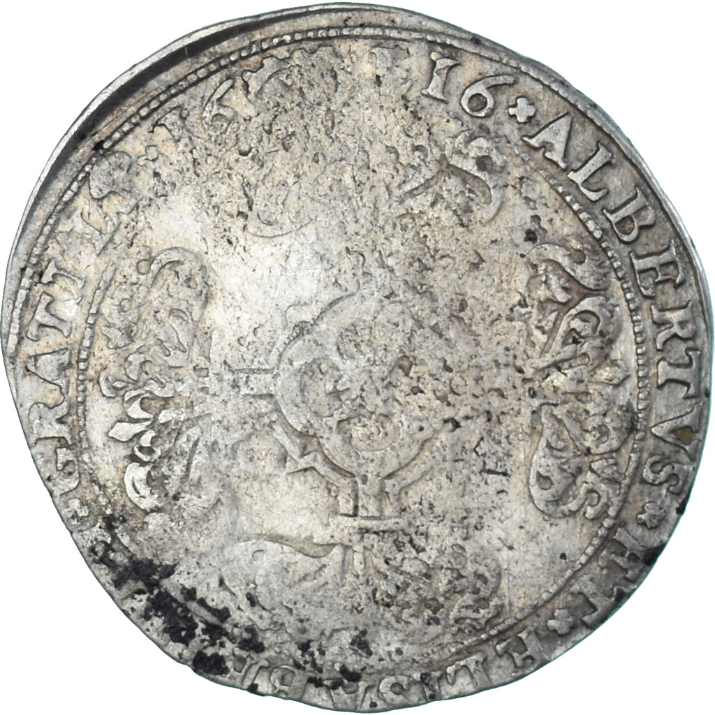 Coin, Spanish Netherlands, Albert & Isabella, 3 Patards, 1616, Bois-Le-Duc