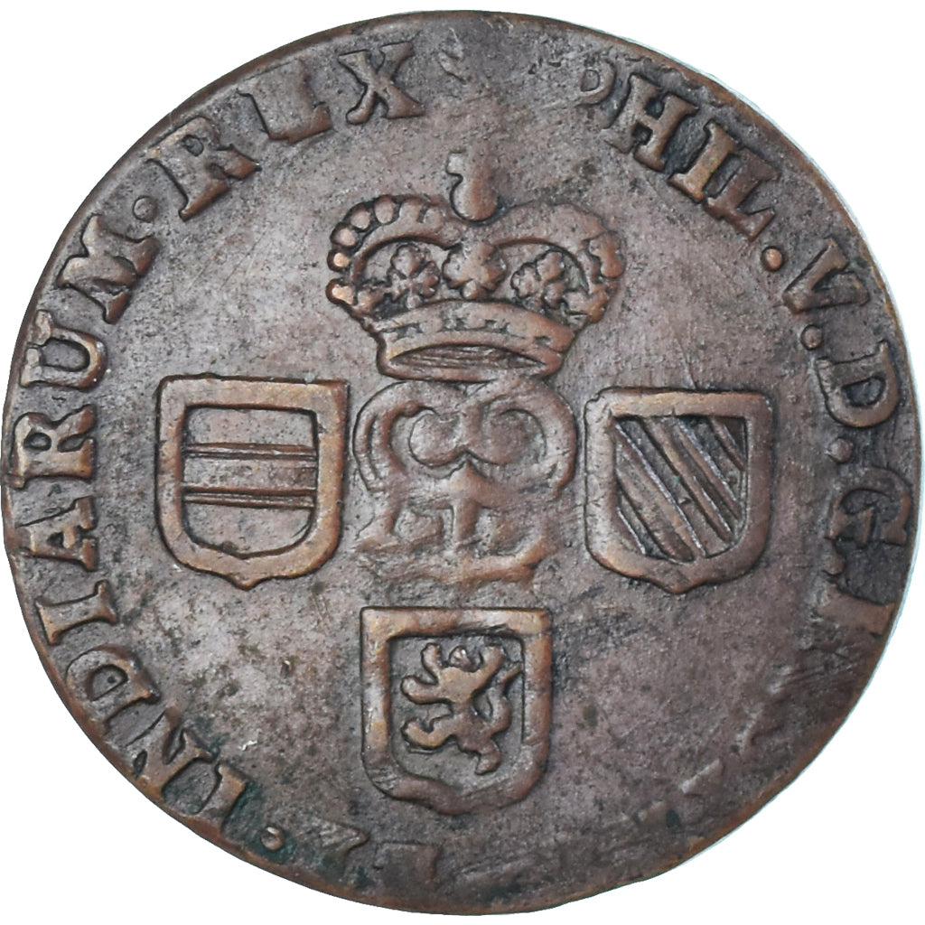 Coin, Spanish Netherlands, Philippe V, Liard, Oord, 1710, Namur, EF(40-45)