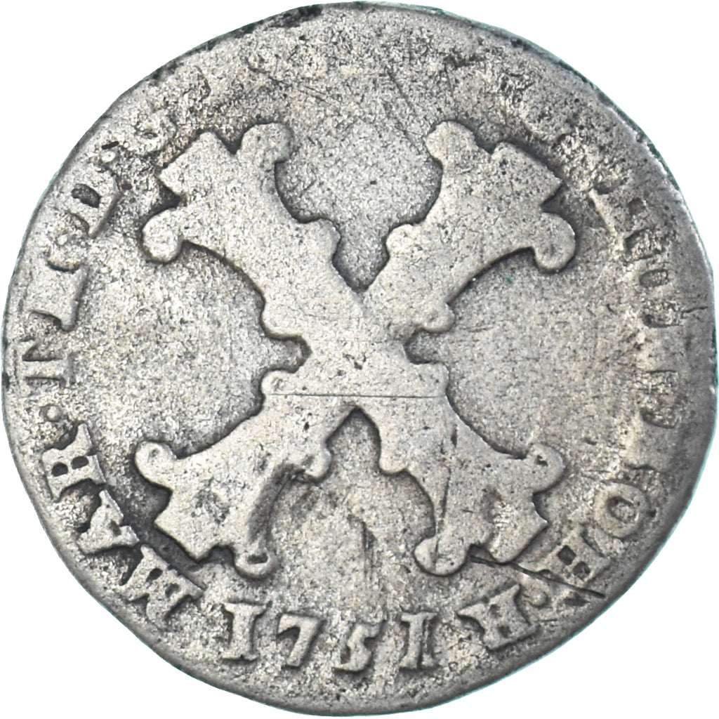 Münze, AUSTRIAN NETHERLANDS, Maria Theresa, 5 Sols, 1751, Bruges, S+, Silber