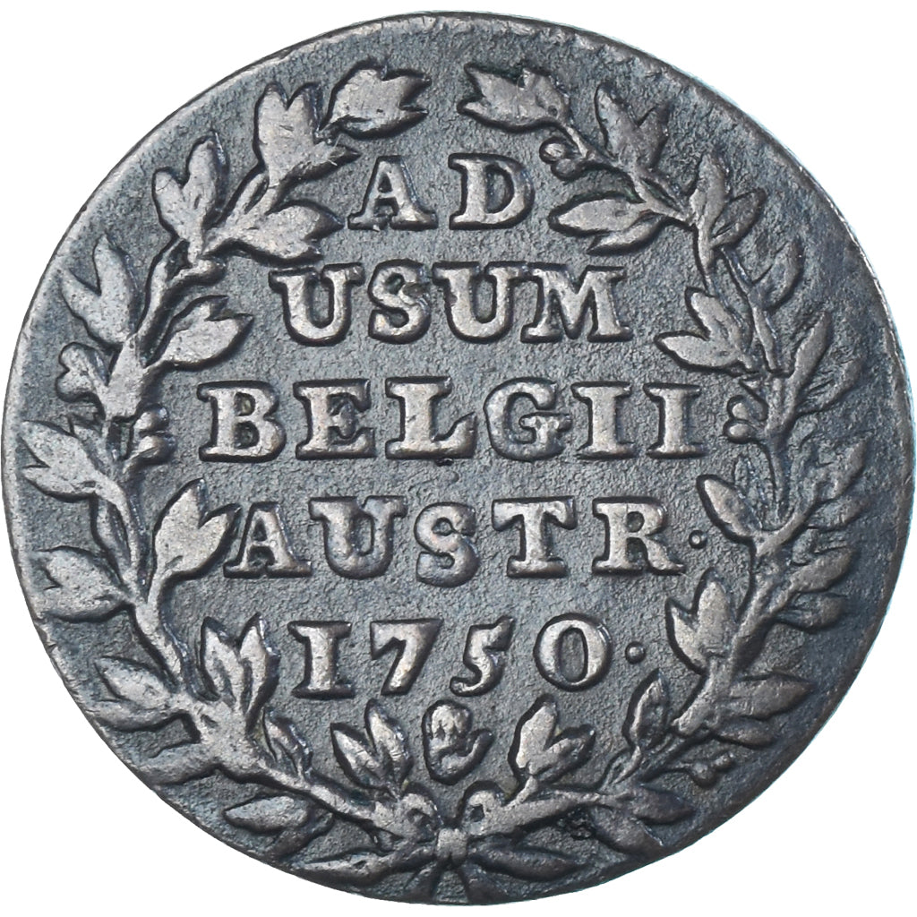 Coin, Austrian Netherlands, Maria Theresa, 2 Liards, 2 Oord, 1750, Bruges