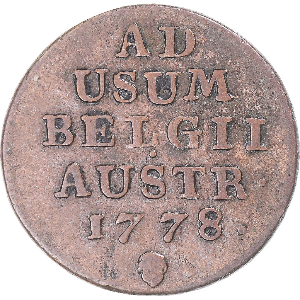 Monnaie, Pays-Bas autrichiens, Maria Theresa, Liard, Oord, 1778, Bruxelles, TB+