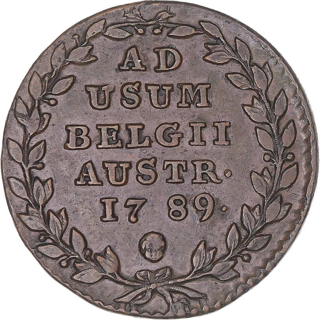Coin, Austrian Netherlands, Joseph II, 2 Liards, 2 Oord, 1789, Brussels