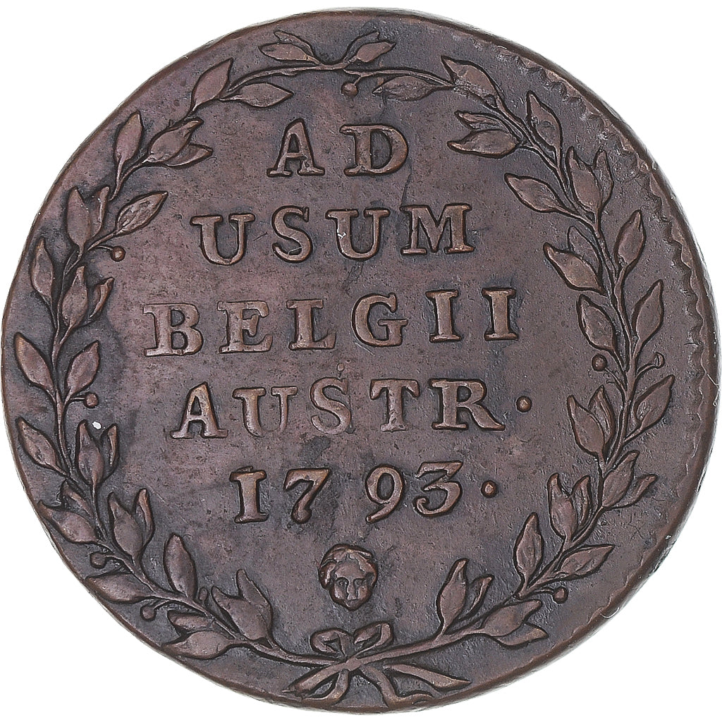 Coin, Austrian Netherlands, Franz II, 2 Liards, 2 Oord, 1793, Brussels