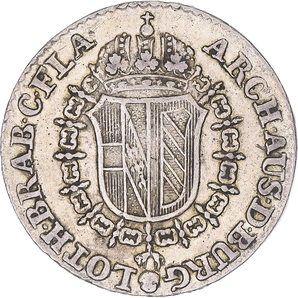 Coin, Austrian Netherlands, Franz II, 10 Liards, 10 Oord, 1792, Brussels