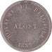 Monnaie, Belgique, Monnaie fictive, 5 Centimes, 1833, Alost, TB+, Cuivre