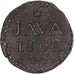 Coin, NETHERLANDS EAST INDIES, JAVA, Stuiver, 1800, EF(40-45), Lead-Bronze