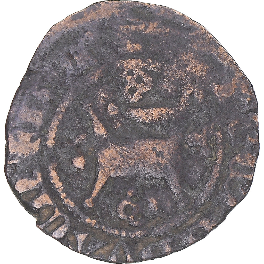 Coin, Flanders, Louis I, Mite, 1304-1346, Aalst, VF(20-25)
