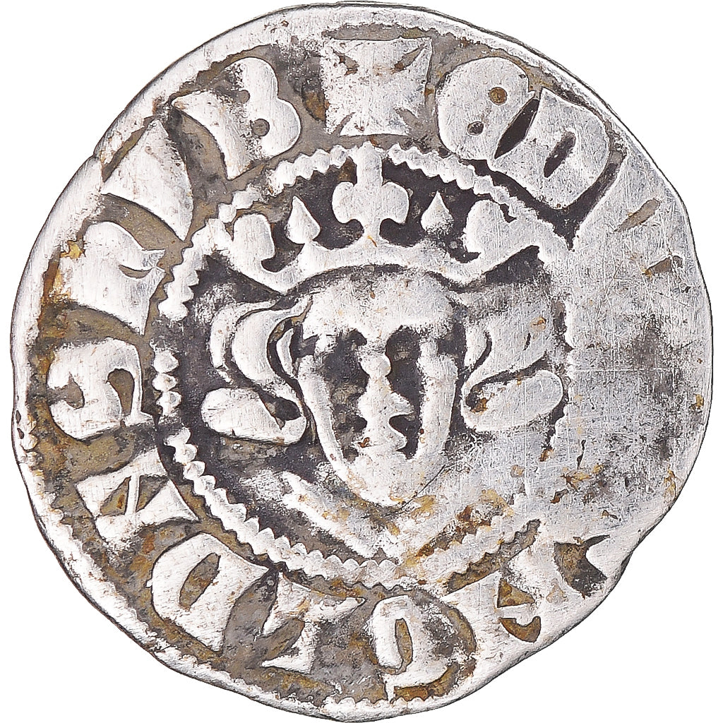 Moneta, Gran Bretagna, Edward I, II, III, Penny, London, MB+, Argento