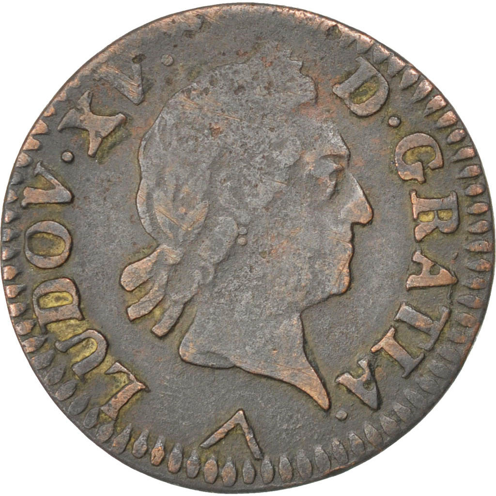 FRANCE, Liard à la vieille tête, Liard, 1773, Lille, KM #543.11, VF(20-25), Copp