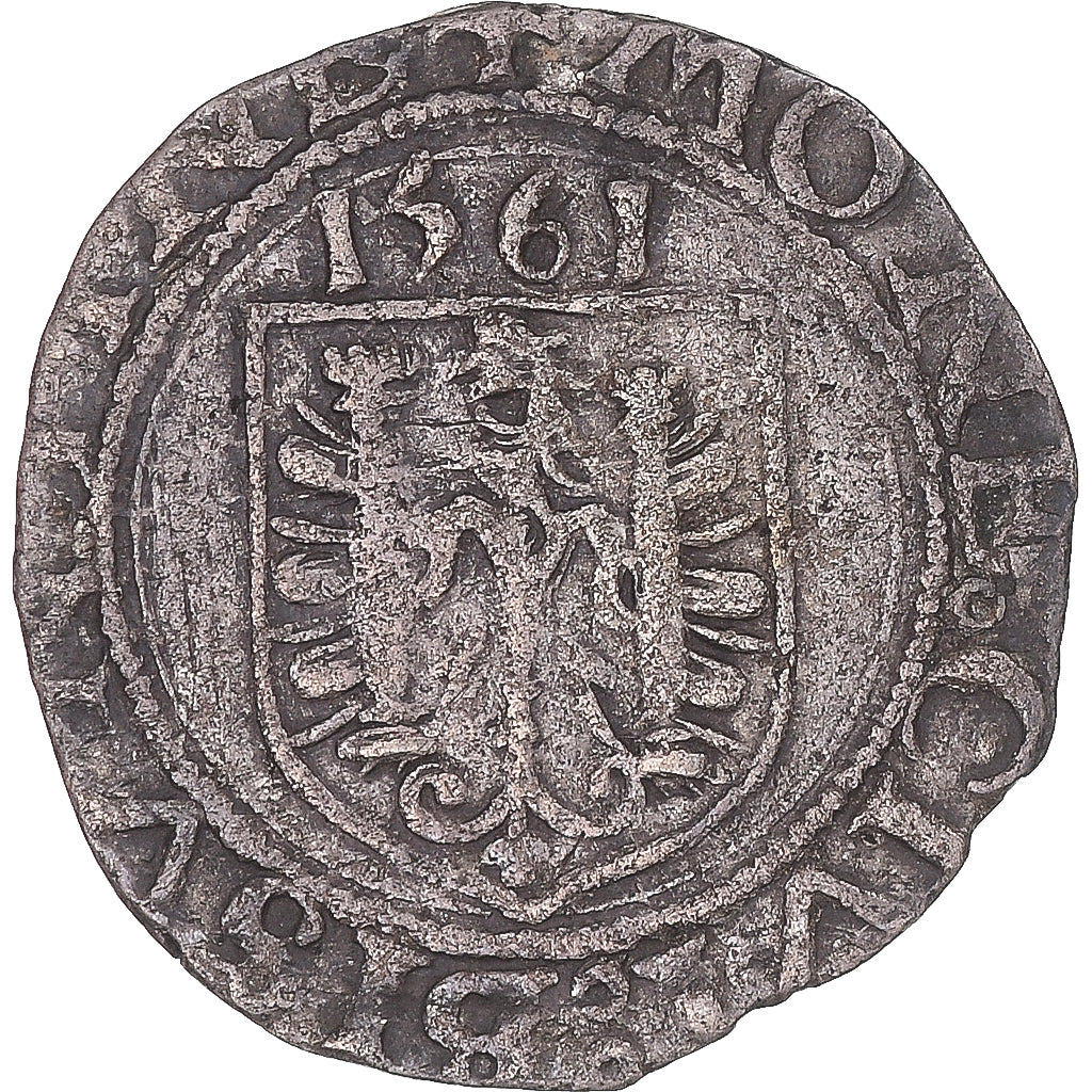 Coin, FRENCH STATES, Franche-Comté, Carolus, 1561, Besançon, VF(30-35), Billon